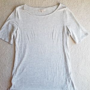 Light grey soft material- worn once
